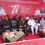 Upacara Peringatan Kemerdekaan Negara Republik Indonesia Ke-77 Tahun 2022, dilaksanakn di Kantor Kecamatan Balaraja Tangerang