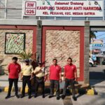 Guna Pengamanan Aktif Pencegahan Narkoba, Satresnarkoba Bekasi Kota Kunjungi Kampung Tangguh Jaya Anti Natkoba
