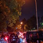 Beberapa ruas jalan di ibukota Tangerang, menimbulkan macet panjang, program tertunda walikota.