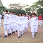 Sukses Laksanakan Pengibaran Dan Penurunan Bendera Merah Putih Perayaan HUT RI Ke- 79 Tahun Di Alun - Alun Kecamatan Neglasari