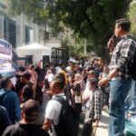 Aksi Demo Di DPRD Sumut Tuntut 'NW' Agar Kembalikan Uang Hasil Penipuan Masuk TNI AD Ringdam