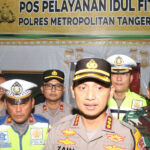Pastikan Arus Balik Mudik Aman Dan Lancar, Kapolres Pantau Rest Area KM 13,5 Dan KM 14 Kota Tangerang