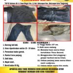 Polisi Beberkan Ciri-Ciri Jasad Pria Dalam Karung Di Jl.Daan Mogot KM 21