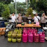 Polsek Pinang Polres Metro Tangerang Kota Ungkap Kasus Oplosan Gas LPG, Puluhan Tabung Dan Alat Bukti Diamankan