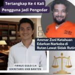 Ammar Zoni Mainkan Narkoba Di Balik Jeruji, Sekretaris GNB Banten 'Serukan Waspada Dan Jangan Jadikan Panutan'