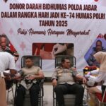 Hut Ke-74 Humas Polri, Polda Jabar Sumbang 1.300 Kantong Darah