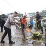Polres Metro Tangerang Kota Gelar Apel Kurvey Bersama TNI Dan Pemkot Di Pasar Babakan