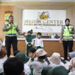 Tanamkan Tertib Berlalu Lintas Sejak Dini, Sat Lantas Gelar Polsanak Di Polres Metro Tangerang Kota